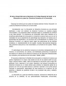 Seminario de Trabajo Especial de Grado es la Educación en y para los Derechos Humanos en la Comunidad