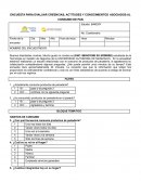 ENCUESTA PARA EVALUAR CREENCIAS, ACTITUDES Y CONOCIMIENTOS ASOCIADOS AL CONSUMO DE PAN