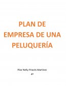 Plan de empresa de una peluquería