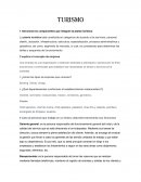 Turismo cuestionario