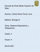 Sistema Respiratorio y Tabaquismo
