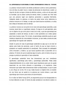 EL APRENDIZAJE SOSTENIBLE COMO HERRAMIENTA PARA EL FUTURO