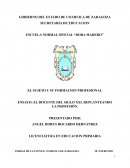 EL DOCENTE DEL SIGLO XXI. REPLANTEANDO LA PROFESIÓN.