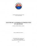 EFECTOS DE LAS BEBIDAS ENERGIZANTES EN LOS PECES