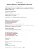 Evaluación de diagnostico de la unidad de aprendizaje “Cultura de calidad”