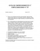 Guía de emprendimiento y empleabilidad 4º TP