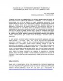 ANALISIS DE LOS METODOS DE PLENEACIÓN TRADICIONAL Y PROGRAMACIÓN LINEAL EN EL SECTOR DE MANUFACTURA