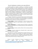 Derecho Constitucional y su relación con otras ramas del Derecho