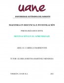 MOTIVACIÓN EN EL APRENDIZAJE