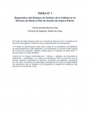 Diagnóstico del Sistema de Gestión de la Calidad en el Servicio de Salud y Plan de Acción de mejora-Parte