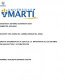 Ensayo sobre los fms y la automatizacion en el sistema manufacturero
