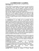 LA COSMETOLOGIA Y LA QUIMICA