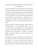 INFLUENCIA DE LA LITERATURA INDÍGENA EN LA HISTORIA DE LAS LETRAS EN LATINOAMERICA