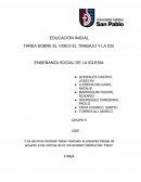 ENSEÑANZA SOCIAL DE LA IGLESIA