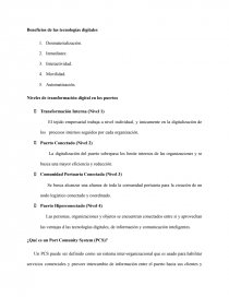 Puertos inteligentes. Página 1