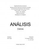 Análisis de la Ciencia