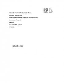 JHON LOCKE. Página 1