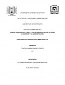 CASO PRÁCTICO PRODUCTOS ALIMENTICIOS S.A.