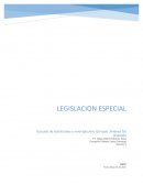LEGISLACIÓN ESPECIAL