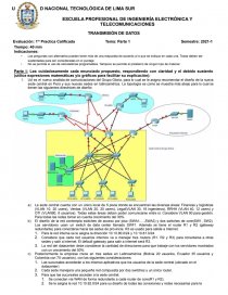 TRANSMISIÓN DE DATOS. Página 1
