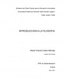 INTRODUCCION A LA FILOSOFIA