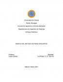 Resumen Metodo de Descartes