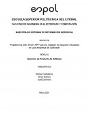 PROYECTO “Plataforma web TECH APP para la Gestión de Soporte Escalado en una empresa de Software”