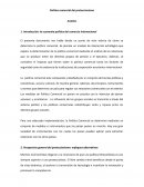 Politica comercial del proteccionismo