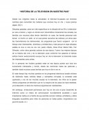 HISTORIA DE LA TELEVISION EN MEXICO