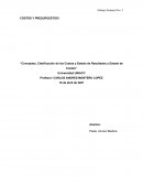 Conceptos, clasificación de los costos y estado de resultados y estado de costos
