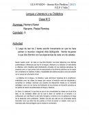 Lengua y Literatura y su Didáctica Clase N°2