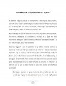 EL CURRÍCULUM, LA TEORÍA DETRÁS DEL GÉNESIS