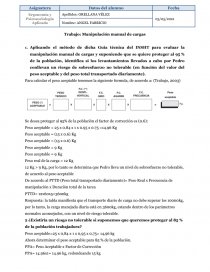 Manipulacion de cargas. Página 1