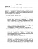 Pedadogía concepto. John Dewey: Democracia y educación (1975)