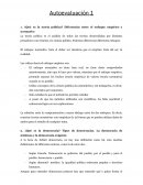 Autoevaluacion 1 ¿Qué es la teoría política?