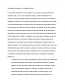 Acciones sociales y calidad de vida