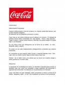 COCA COLA Diferenciación Energizada
