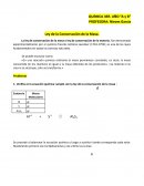 Ley de la conservación de la masa