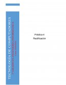Práctica 4. Rectificación