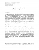Ensayo Jacques Derrida