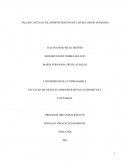 TALLER CAPITULO XII, ADMINISTRACIÓN DE LOS RECURSOS HUMANOS