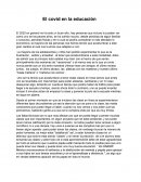 El covid en la educación