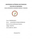 LA BALANZA DE PAGOS ARANCELES