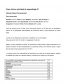 Caso clínico actividad de aprendizaje #1 Historia Clínica Preconcepcional
