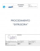 Procedimiento trabajo segura extrusora