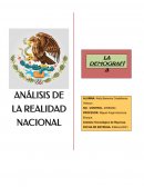 ANÁLISIS DE LA REALIDAD NACIONAL