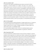 ¿Qué es la creación de valor?