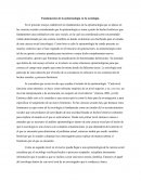 Fundamentos de la epistemología en la sociología
