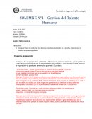 SOLEMNE N°1 – Gestión del Talento Humano