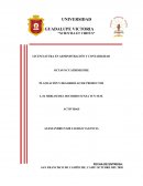 PLANEACIÓN Y DESARROLLO DE PRODUCTOS